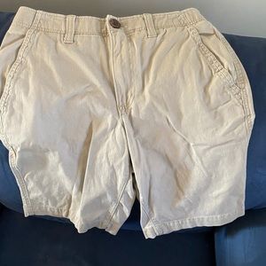 Khaki chino shorts